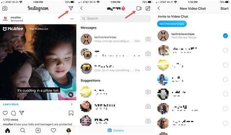 How to video chat with Instagram .
